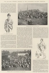 Die Streiks in den Kohlebergwerken, Not in den Kohlebergwerksbezirken von Lancashire